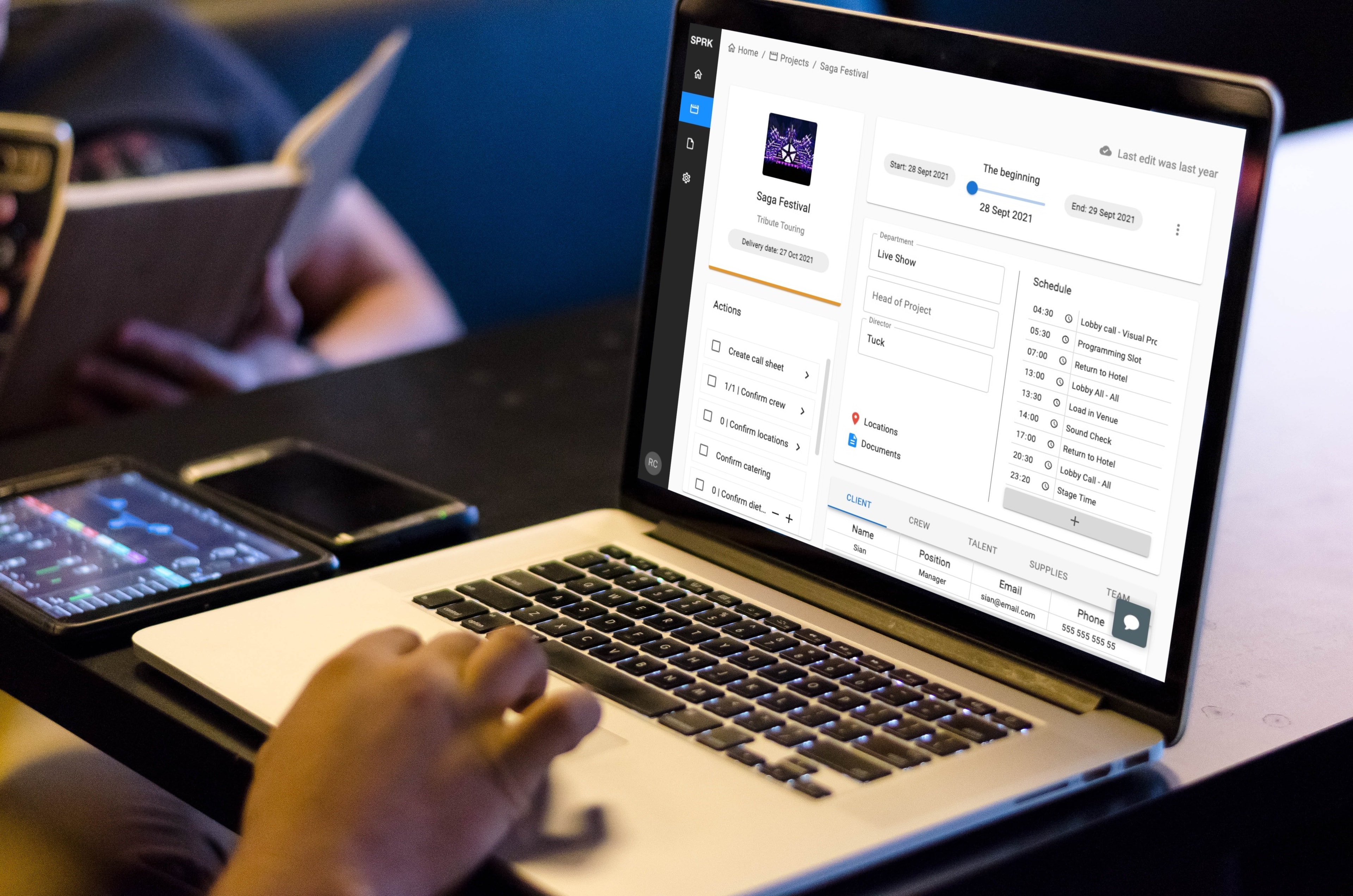 Seamless production collaboration